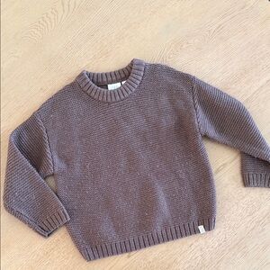 ZARA KIDS Taupe Crew Neck Sweater size 3-4 years